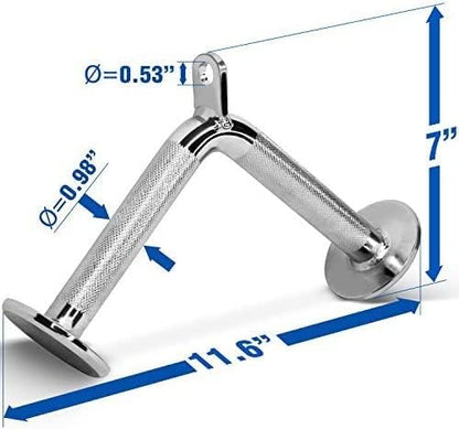 Yes4All Tricep Press Down Cable Machine Attachment Set, LAT Pulldown Attachment, Cable Machine