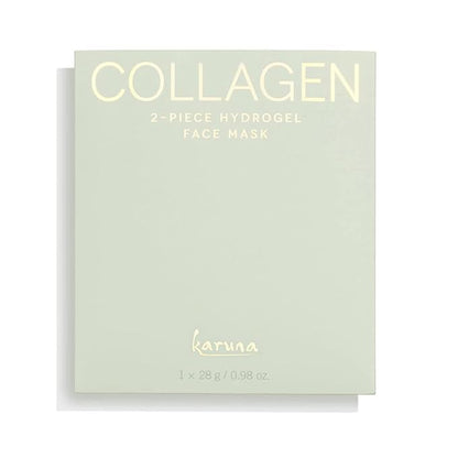 Karuna Skin - COLLAGEN Face Mask Sheets, Hydrogel 2-Piece Facial Mask, Age-Defying, Hydrating