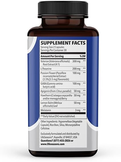 Rest-ZZZ Extra Strength - Sleep Support Supplement - Fall Asleep & Stay Asleep - Calms Nervous