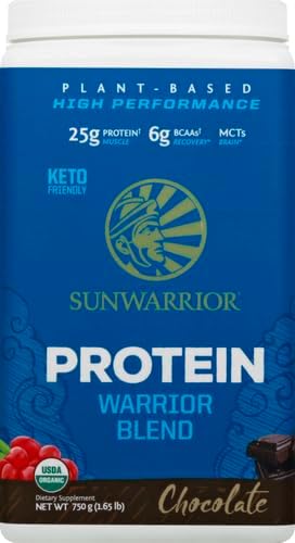 Organic Plant Based Protein Powder | Vegan Organic Protein Powder Chocolate Flavored with BCAA