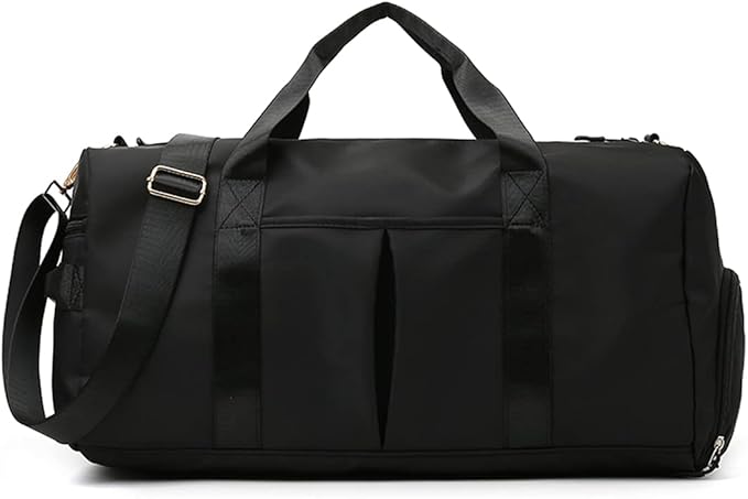 ZUEVI Sports Gym Duffel Bag for Men or Women Waterproof Weekender Travel Bag with Shoes Compartment