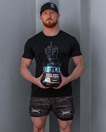 eFlow Nutrition 100% Whey Protein Isolate - Lactose-Free Digestive Enzymes Added, Low Carb, Post