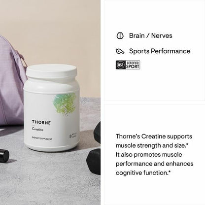 THORNE Creatine - Micronized Creatine Monohydrate Powder - Support for Muscles & Cognitive