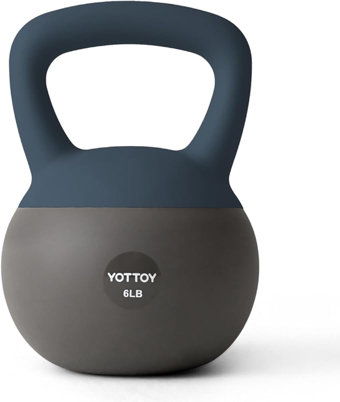 YOTTOY Soft Kettlebell, Set for Strength Training Kettlebells & Home Workouts, Soft-Sided Cushioned
