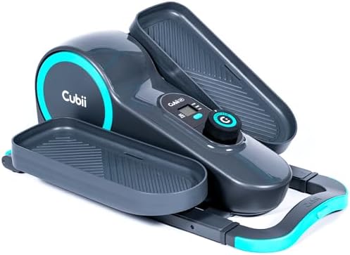 Cubii GO - Under Desk Elliptical Bike Pedal Exerciser, with LCD Fitness Tracker Screen, Adjustable