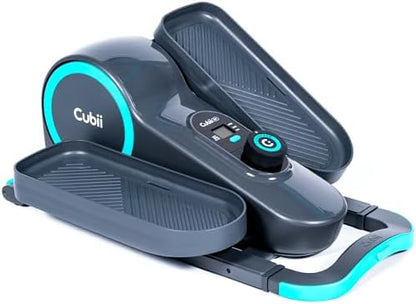 Cubii GO - Under Desk Elliptical Bike Pedal Exerciser, with LCD Fitness Tracker Screen, Adjustable
