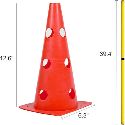 Hurdle Ladder Triangle Marker Cone Pad Disk Hurdle Multifunctional Set