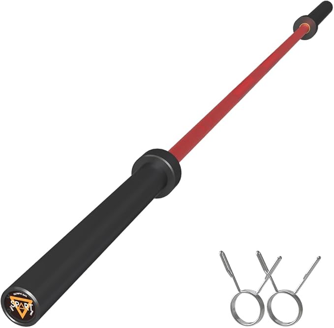 7FT Olympic Barbell Bar with Weight Plate Set Combo, Solid Olympic Bar with Bearings, 700Lbs