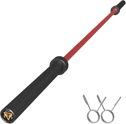 7FT Olympic Barbell Bar with Weight Plate Set Combo, Solid Olympic Bar with Bearings, 700Lbs