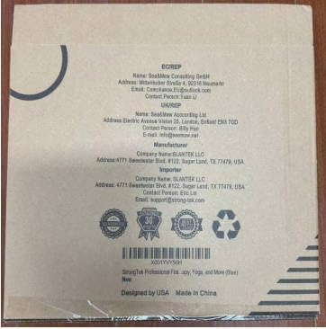 StrongTek Professional Foam Exercise Balance Pad - 15.8" x 13" x 2", High-Density TPE Foam Knee
