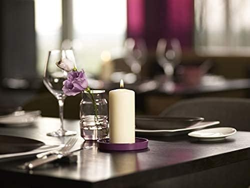BOLSIUS 12 Ivory Pillar Candles Bulk - 3x6 Inches Candle Set - 70+ Hours Clean Burning - No Palm