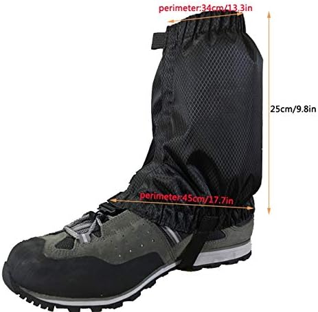 Waterproof Gaiters,Hiking Gaiters,Lightweight Adjustable Leg Gaiters for Men Women,Available in All