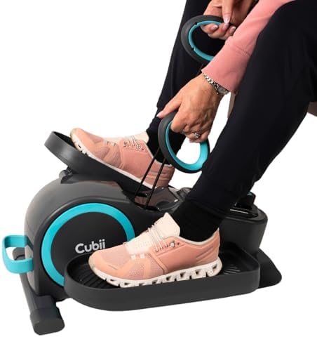 Cubii Total Body - Under Desk Seated Elliptical Pedal Exerciser with Built in Upper Body Resistance