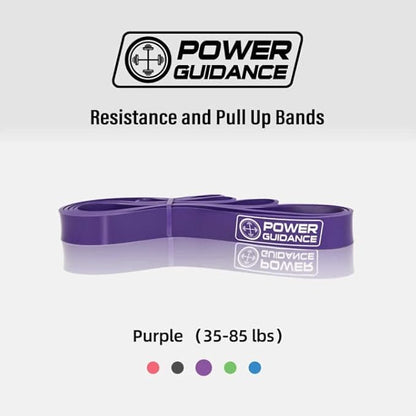 POWER GUIDANCE Pull Up Assist Bands - Stretch Resistance Band - Mobility Band - Powerlifting Bands