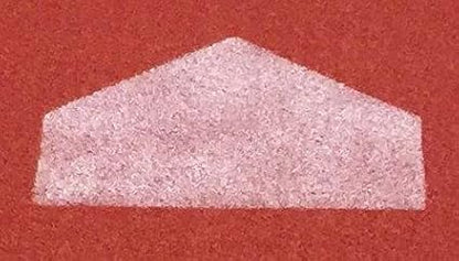 Premium 12' X 6' Baseball/Softball Hitting Mat in Clay/Dirt Color- Foam Backing