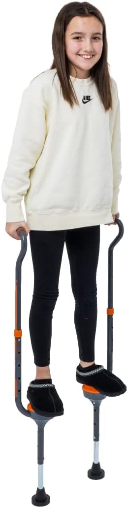 Flybar Maverick Walking Stilts for Kids - 5 Adjustable Height’s, Sturdy, Easy Assembly, Wide
