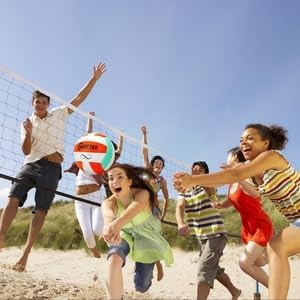 Beach/Water/Sand Volleyballs, Outdoor/Indoor Official Size, Soft Touch Volleyball for Beginners