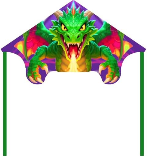 Xida Kites for Kids Ages 4-8, Large Kite for Adults, Easy to Fly Beach Kites with Handle and