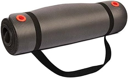 Body Sport Non-Slip Exercise Mat for Men & Women, Thick Foam Surface for Yoga, Pilates, Fitness &