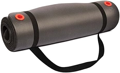 Body Sport Non-Slip Exercise Mat for Men & Women, Thick Foam Surface for Yoga, Pilates, Fitness &