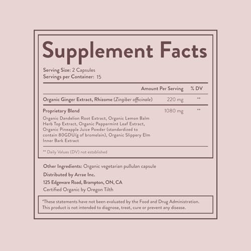 Arrae Fast-Acting Bloating Relief Digestive Enzymes, All Natural Bloat, Gas & Indigestion Relief