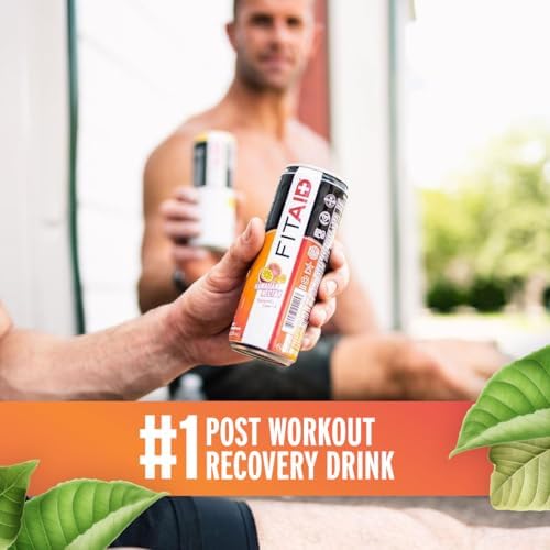 FITAID Post Workout Recovery Drink, Hawaiian Nectar, BCAAs, Glucosamine, Electrolytes, Paleo, Vegan
