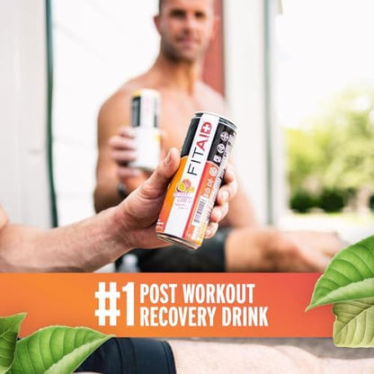 FITAID Post Workout Recovery Drink, Hawaiian Nectar, BCAAs, Glucosamine, Electrolytes, Paleo, Vegan