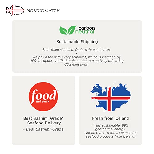 Nordic Catch Freeze Dried Cod Bites Seafood Snacks - Chips made from Wild Caught Icelandic Cod Fish