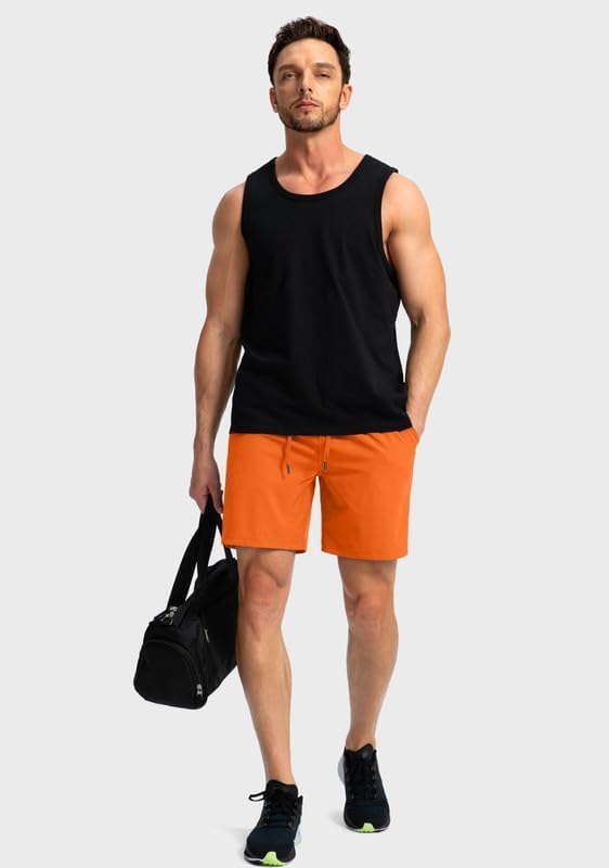 Men's Running Shorts with Zipper Pockets 9 Inch/ 7 Inch / 5 Inch Lightweight Quick Dry Gym Workout
