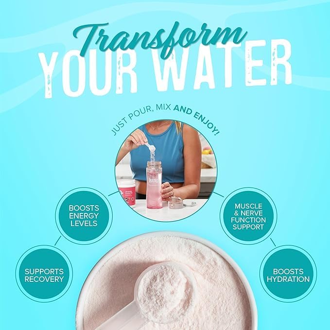 JUNP Electrolytes Powder No Sugar No Carbs – Pina Colada Coconut Pineapple Drink Mix - Potassium &