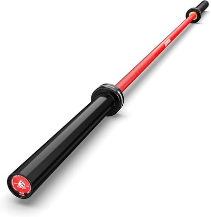 LIONSCOOL 7FT Olympic Barbell for Weightlifting, Power Lifting, 2 Inch Strength Training Bar for