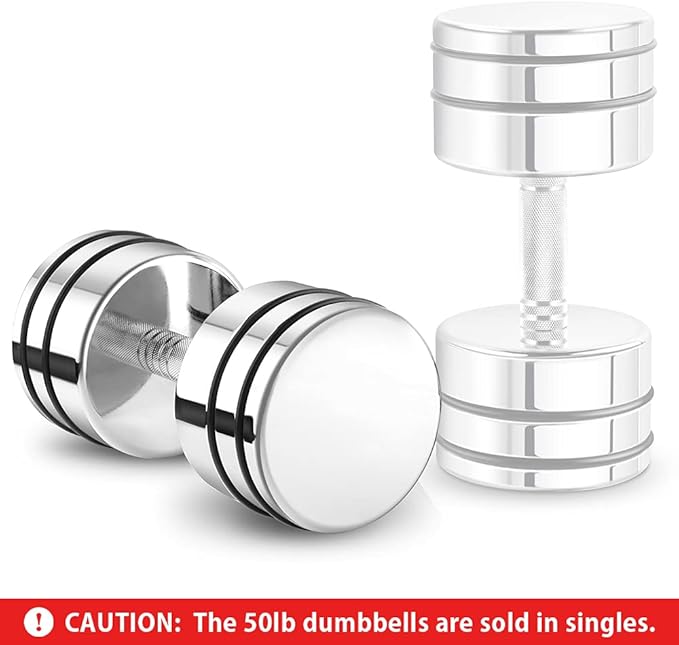 Northdeer Steel Dumbbells Ultracompact & Adjustable Chrome Dumbbell with Foam Handles 5lb 10lb 15lb