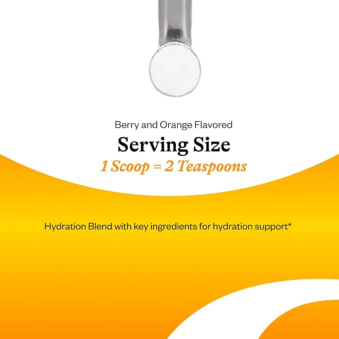 Seeking Health Optimal Electrolyte Powder, Orange Flavor, Healthy Energy and Endurance Support