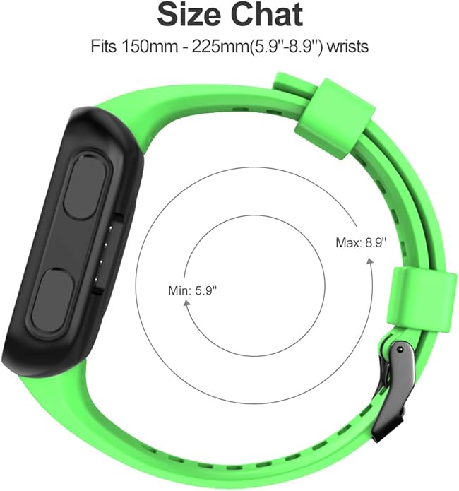 Compatible with Garmin Forerunner 35 Band,Solf Silicone Replacement Bands for Garmin Forerunner 35