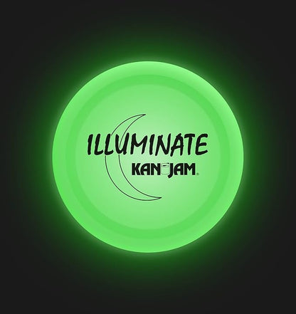 Kan Jam Ultimate Disc Golf Frisbee - Official Size Disc Golf Disc with Light Up Frisbee Options for