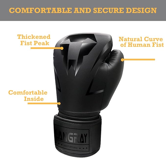 Punch Bag Training Gloves, LangRay MMA Grappling Gloves for Sparring Martial Arts Boxing Training