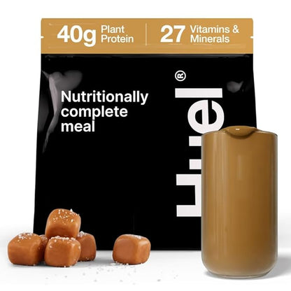 Huel Black Edition | Salted Caramel 40g Vegan Protein Powder | Nutritionally Complete Meal | 27