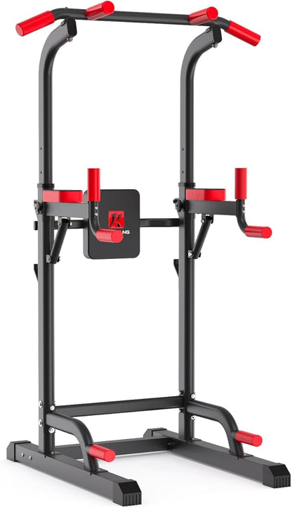 K KiNGKANG Power Tower Dip Station, Multi-Function Assistive Trainer Pull Up for Home Gym Muscle