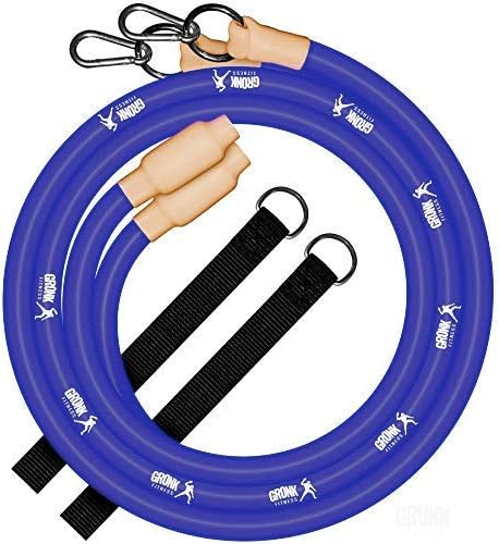 Gronk Fitness Inertia Wave Edition | Dynamic Rubber Battle Ropes Alternative for Home and Gym |