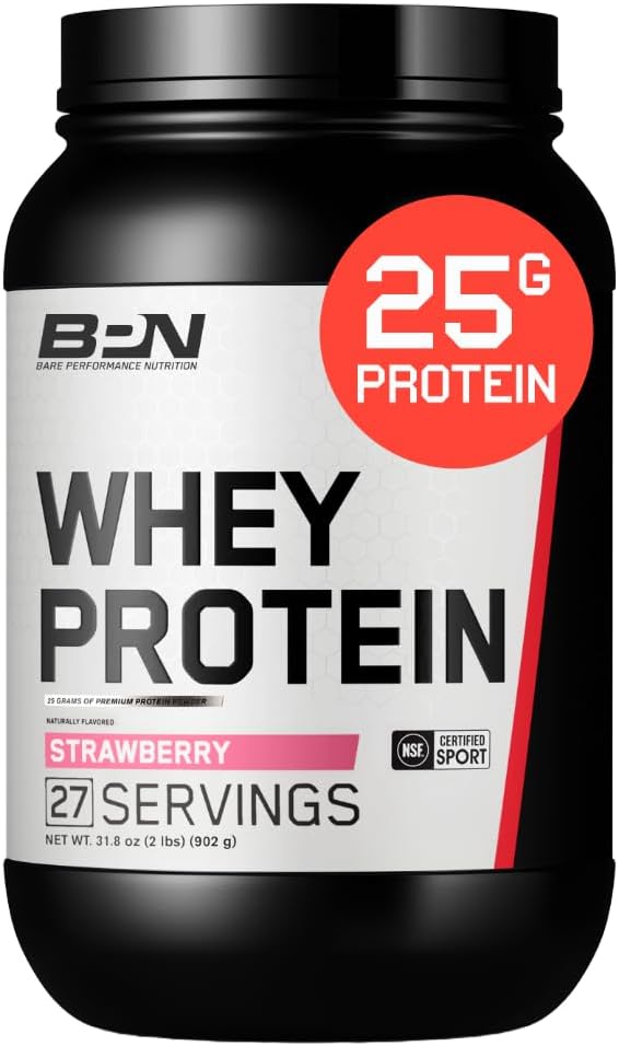 BARE PERFORMANCE NUTRITION, BPN Whey Protein Powder, Whey Protein Concentrate, Native Micellar