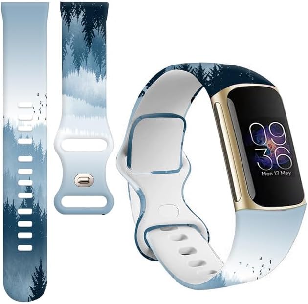 Sport Bands Compatible with Charge 6 /Charge 5 for Women Men,Soft Waterproof Replacement Straps