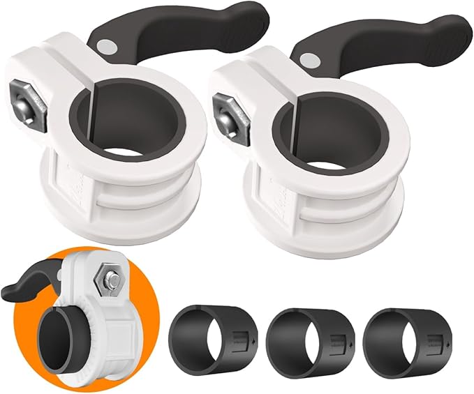 Mini Barbell Clips 1 inch I Multi-Size Adjustable Barbell Collar I 1 inch Barbell ClampsIQuick