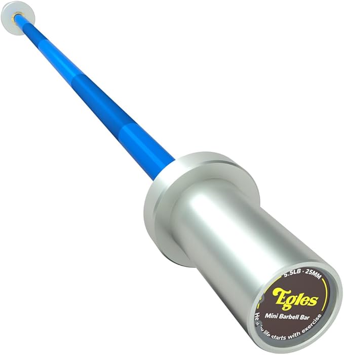 Egles Kids Barbell 5.5LB Mini Barbell Bar 4ft for Kid Women & Beginners Weighted Bar - Compatible