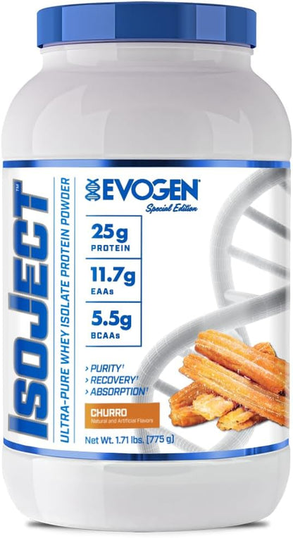 Evogen Isoject - Whey Protein Isolate | Ultra-Pure Whey Protein Powder with Ignitor Enzymes, BCAAs