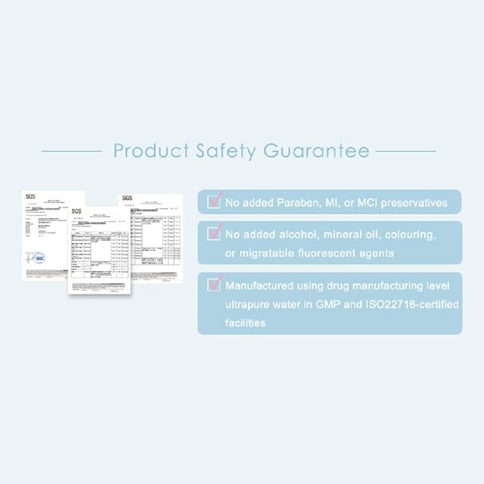 My Beauty Diary-Hyaluronic Acid Ultra Moisturizing Facial Mask, Instant Hydrating Water Type