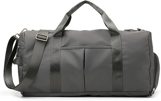 ZUEVI Sports Gym Duffel Bag for Men or Women Waterproof Weekender Travel Bag with Shoes Compartment