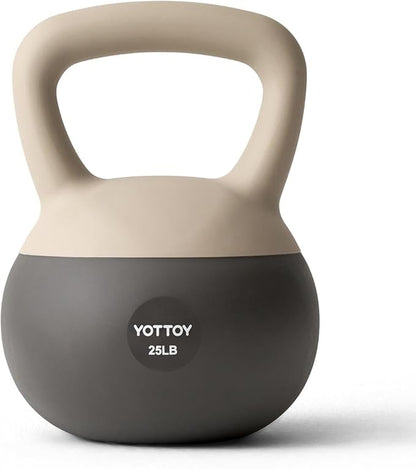 YOTTOY Soft Kettlebell, Set for Strength Training Kettlebells & Home Workouts, Soft-Sided Cushioned