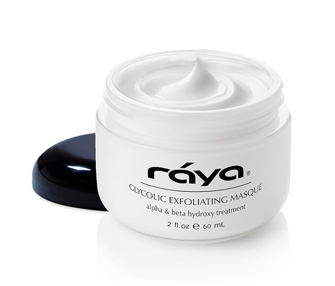 Raya Glycolic Exfoliating Masque with AHA and BHA (G-611) | Exfoliating Facial Treatment Mask for