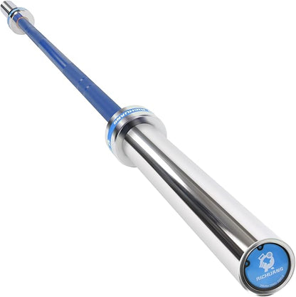 7ft Olympic Barbell, Weightlifting Barbell 28mm 45lb - 500/700/1000lbs Capacity with Smooth