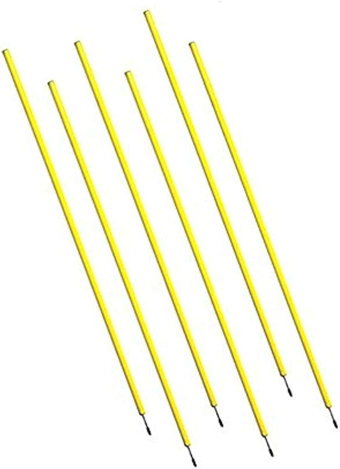 BlueDot Trading Soccer Agility Poles | Telescopic, Fixed & Collapsible Options (4, 6, 8 Piece Sets)